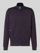 Sweatjack met ribboorden