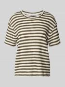 Regular fit T-shirt van katoenmix