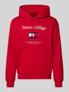Regular fit hoodie van katoenmix