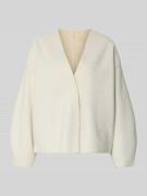 Relaxed fit gebreid jack met viscose, model 'Juice'