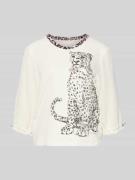 Shirt met 3/4-mouwen