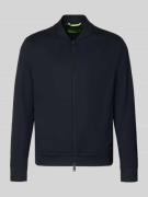 Regular fit sweatjack met viscose, model 'Cross'