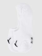 Kousenvoetjes met logo in een set van 2 paar