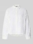 Overhemdblouse met knoopsluiting