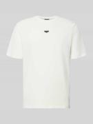 T-shirt met labeldetail