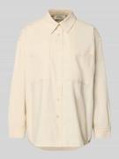 Overhemdblouse met knoopsluiting