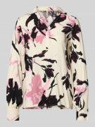 Blouseshirt met V-hals, model 'BENE'