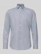 Regular fit zakelijk overhemd van katoen met kentkraag