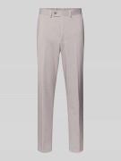 Stoffen broek met achterzakken