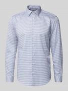 Regular fit zakelijk overhemd van katoen