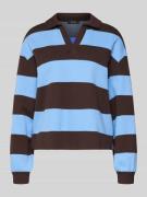 Sweatshirt met platte kraag, model 'Glocki'