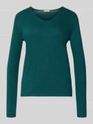 Regular fit pullover van een mix van katoen en viscose