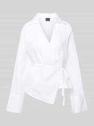 Regular fit overhemdblouse met platte kraag