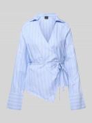 Regular fit overhemdblouse met platte kraag