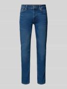 Slim fit jeans van katoenmix, model 'LOOM'