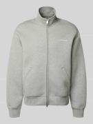 Sweatjack met opstaande kraag