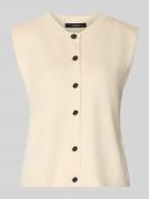 Regular fit gebreid jack van viscosemix, model 'GOLD'