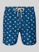 Relaxed fit zwembroek met tunnelkoord