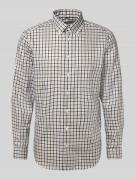 Regular fit zakelijk overhemd van katoen