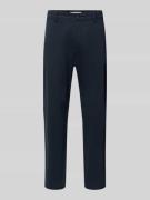 Stoffen broek met achterzakken