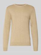 Gebreide pullover met ribboorden, model 'BELLS'