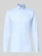 Slim fit zakelijk overhemd met kentkraag