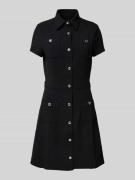 Mini-jurk met opgestikte zakken, model 'ELORA'