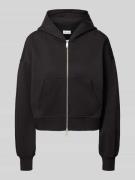 Oversized sweatjack met capuchon