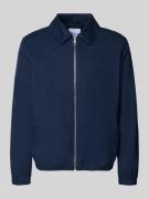 Regular fit jack met platte kraag