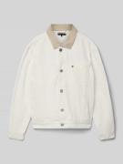 Oversized jeansjack van puur katoen