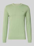 Regular fit pullover van puur katoen