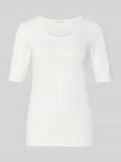 Slim fit T-shirt met ronde hals