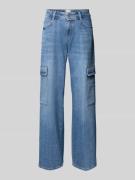 Wide fit jeans met cargozakken, model 'MORGAN CARGO'