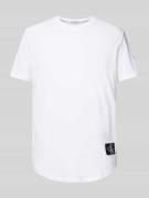 T-shirt met labelpatch