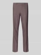 Slim fit pantalon van scheerwolmix, model 'HESTEN253X'