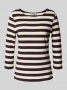 Shirt met 3/4-mouwen en ronde hals