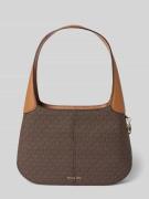 Schoudertas met all-over logoprint, model 'Alice'