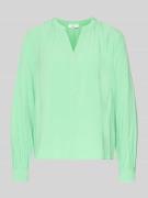 Comfort fit blouse met lange mouwen van pure viscose