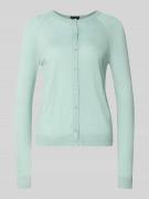 Regular fit gebreid jack van zuivere scheerwol, model 'FONAMI'