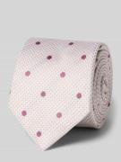 Stropdas van pure zijde met logopatch (6,5 cm)