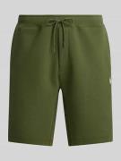 Regular fit sweatshorts van katoenmix
