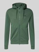 Slim fit sweatjack met capuchon