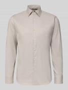 Regular fit zakelijk overhemd van elastisch twill, model 'P-JOE-KENT-C...