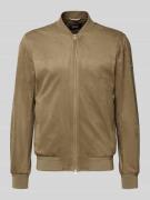 Regular fit jack in leerlook, model 'Rapid'