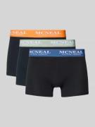 Regular fit boxer met logostitching in een set van 3 stuks