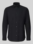 Regular fit zakelijk overhemd met kentkraag