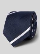 Stropdas van pure zijde met logopatch (6,5 cm)