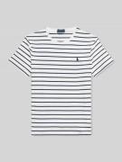 Regular fit T-shirt van puur katoen