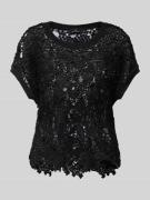 Gebreid shirt met ronde hals