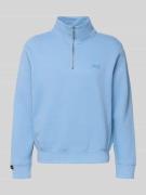 Regular fit sweatshirt met logostitching